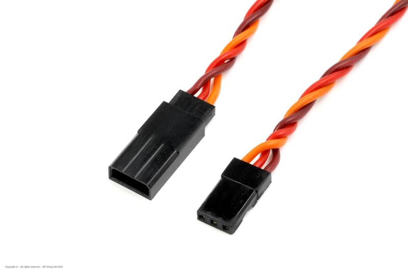 Revtec Servo Verlängerungskabel Verdrillt JR/Hitec 22AWG / 60 Stränge 90cm 1 St