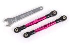 TRAXXAS Bandit / Drag Slash Vorspurstange vo Alurohr pink eloxiert / TRX2445P