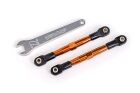 TRAXXAS Bandit / Drag Slash Vorspurstange vo Alurohr orange eloxiert / TRX2445T