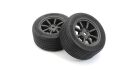 Kyosho Verklebte Reifen TC FZ02 M8S Watanabe Wheel 1:10 Fazer 2.0 (2) / K.FATH706BKM