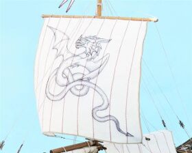 MANTUA Standmodell Wikingerschiff Dreki 1:40 Baukasten / 800772