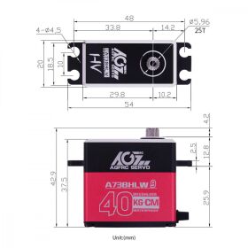 AGF-RC A73BHLW Servo / A73BHLW