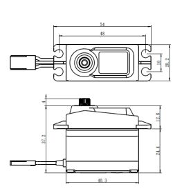 SAVÖX SC-1258TG Servo BLACK EDITION / SC-1258TG BLACK EDITION