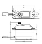 SAVÖX SC-1258TG Servo BLACK EDITION / SC-1258TG BLACK EDITION