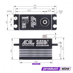 AGF-RC SA18 Servo 2S Smart Servo / SA18(2S)