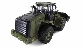 AMEWI / Hydraulik Militär-Radlader G921H Vollmetall 1:16, RTR, militär grün / 22543