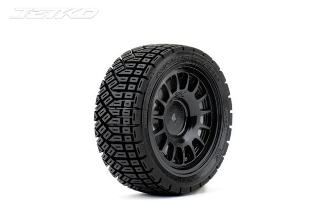 Jetko Extreme Tyre Rally 1/10 Avantgarde on Black Rims (4) / JK3201RB