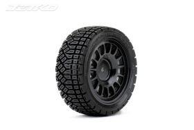 Jetko Extreme Tyre Rally 1/10 Avantgarde on Black Rims...