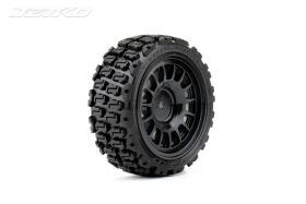 Jetko Extreme Tyre Rally 1/10 Couragia on Black Rims (4)...