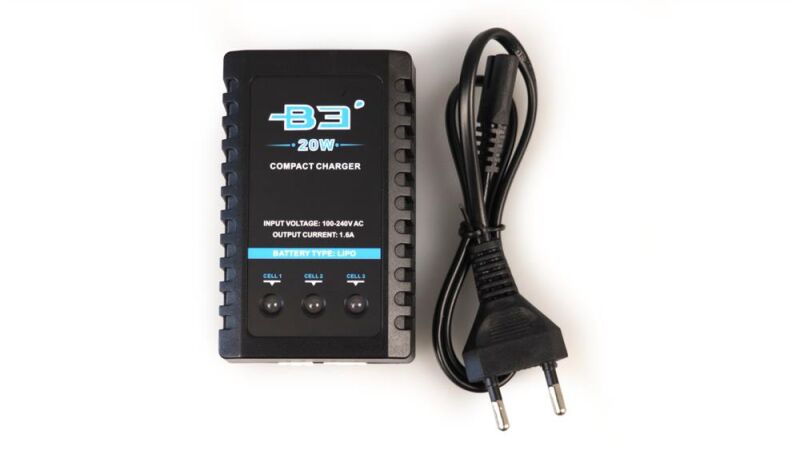 AMEWI / B3 Pro 20W LiPo Ladegerät 1,5A für 2S-3S LiPos / 28374