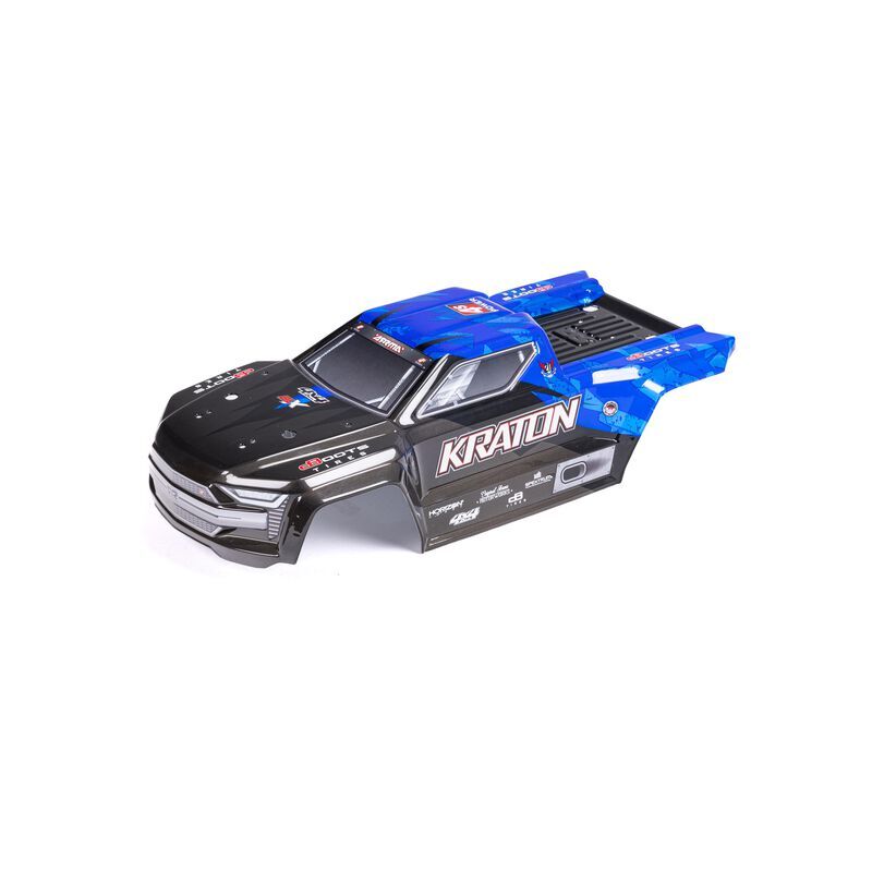 ARRMA Karosserie lackiert 1:10 schwarz/blau: KRATON 4X4 4S BLX / ARA402329