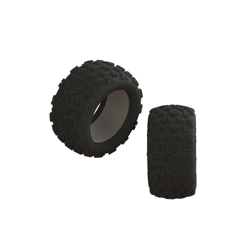ARRMA Ersatzteil dBoots Copperhead2 LP Tire & Inserts (2) / ARA520060