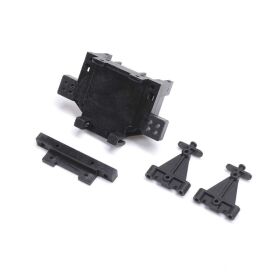 LOSI Ersatzteil Rear Bulkhead, Toe Block, Link Mount:...