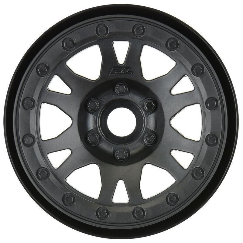 Pro-Line 1/10 Impulse F/R 2.2" 12mm Crawler Wheels (2) Black / PRO280503