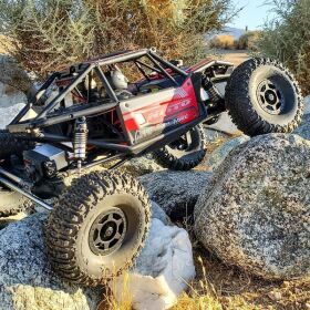 Pro-Line 1/10 Holcomb F/R 1.9" 12mm Crawler Bead-Loc Wheels (2) Black / PRO280903