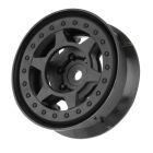 Pro-Line 1/10 Holcomb F/R 1.9" 12mm Crawler Bead-Loc Wheels (2) Black / PRO280903