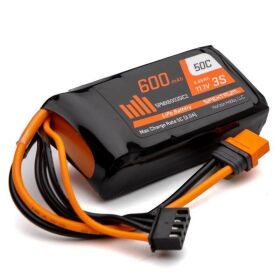 Spektrum Akku 11.1V 600mAh 3S 50C LiPo: IC2 / SPMX6003SIC2