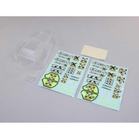 TLR Ersatzteil Body Set, Clear, w/Decals: 8X, 8XE 2.0 /...