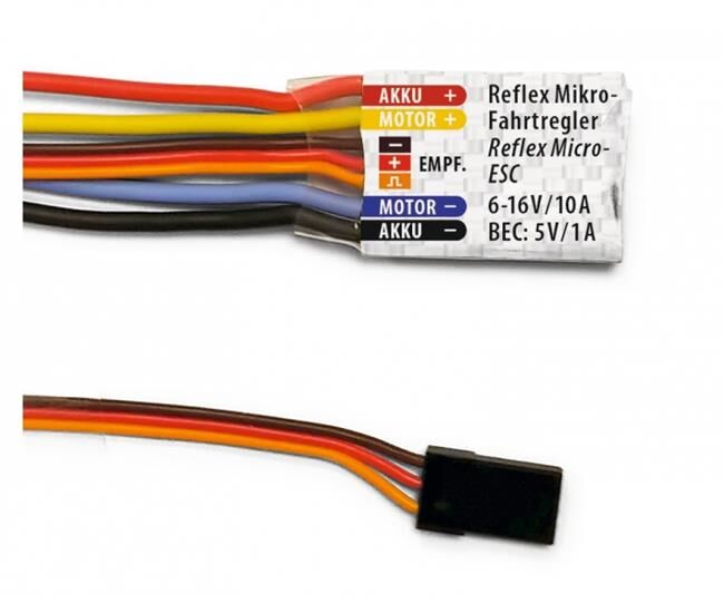 Carson Reflex Mikro-Fahrtregler 10A/BEC / 500503064