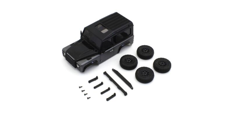 Kyosho Karosserie Land Rover Defender 90 Gray Mini-Z 4X4 MX01 / K.MXBT06GM