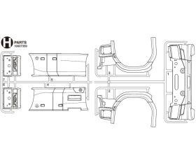 TAMIYA H-Teile Stoßstange Scania S770 56368 /...