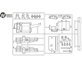 TAMIYA W-Teile Tank/Sonnenblende S770 56368 / 319225229