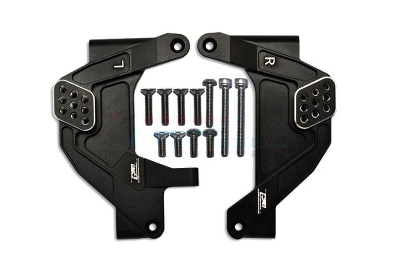 GPM 1/6 AXIAL SCX6 ALUMINUM FRONT ADJUSTABLE DAMPER MOUNT -13PC SET / SCX6028BK