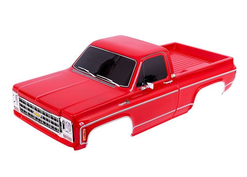 TRAXXAS Karosserie Chevrolet K10 Truck 1979 Karo rot inkl. KT / TRX9212R