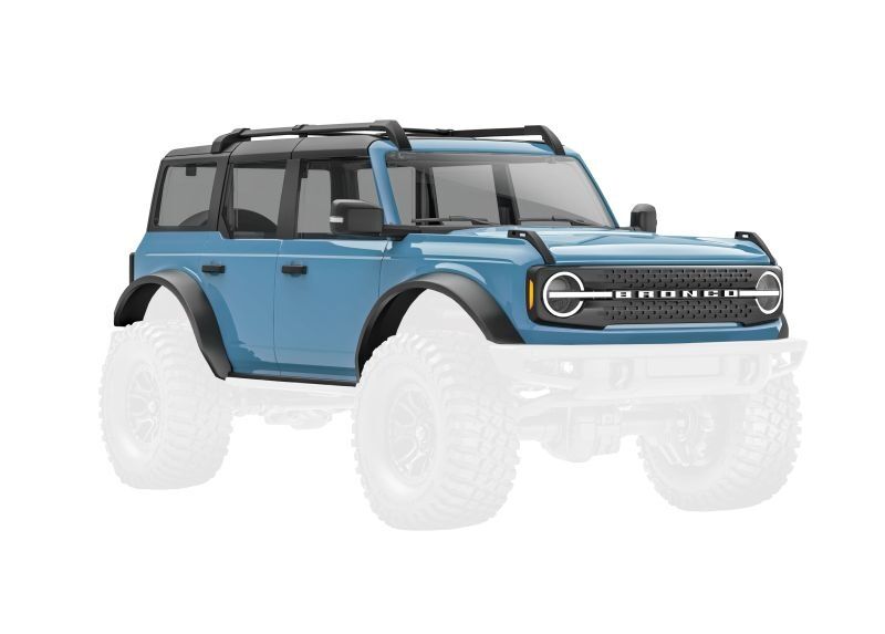 TRAXXAS TRX-4M / TRX4M Karosserie, Ford Bronco, komplett, Area 51 / TRX9711-ARE51