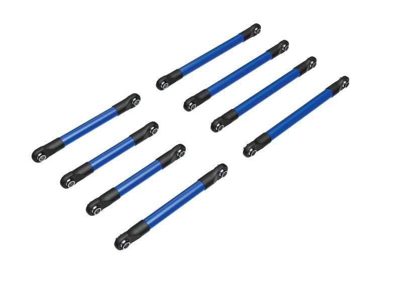 TRAXXAS TRX-4M / TRX4M Suspension link set komplett 6061-T6 aluminum (blue-anodized) / TRX9749-BLUE