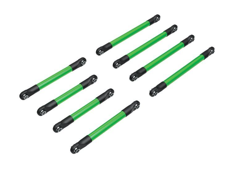 TRAXXAS TRX-4M / TRX4M Suspension link set komplett 6061-T6 aluminum (green-anodized) / TRX9749-GRN