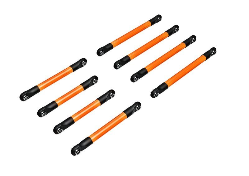 TRAXXAS TRX-4M / TRX4M Suspension link set komplett 6061-T6 aluminum (orange-anodized) / TRX9749-ORNG