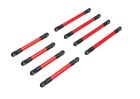 TRAXXAS TRX-4M / TRX4M Suspension link set komplett 6061-T6 aluminum (red-anodized) / TRX9749-RED