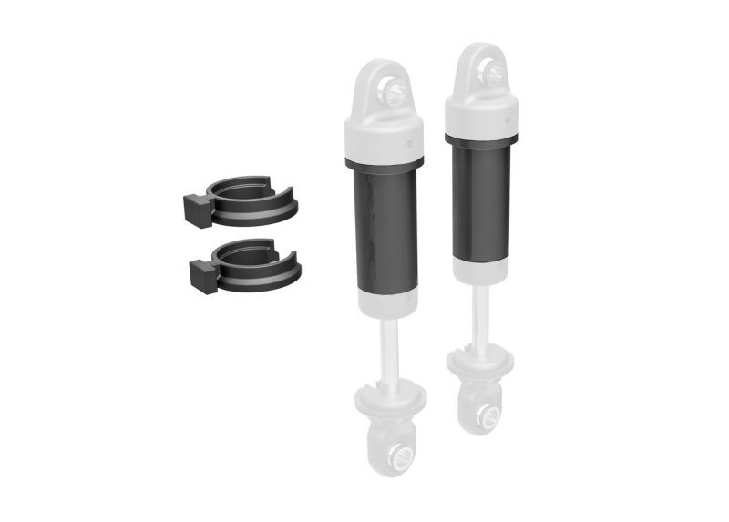 TRAXXAS TRX-4M / TRX4M Dämpfergehäuse GTM shock, 6061-T6 aluminum (dark titanium-anodized) / TRX9763-GRAY