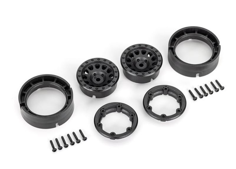 TRAXXAS TRX-4M / TRX4M Räder 1.0, Method Race Wheels 105 Beadlock (black) (2) / TRX9781