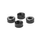 PR Racing Lower Shock Seal Cap+0.5mm- Black V4  (4) / PR77400116