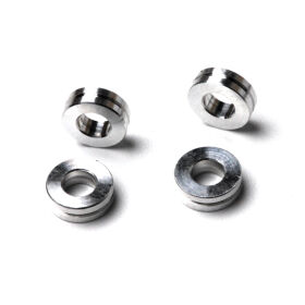 PR Racing Silver Aluminum Spacer -3x6.0x2mm (4) / PR85440311