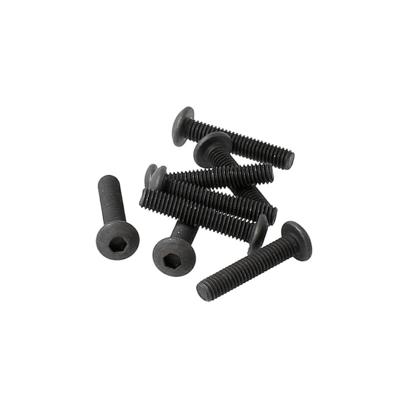 PR Racing Button Head Cap Screw M3x15mm (8) / PR80400057