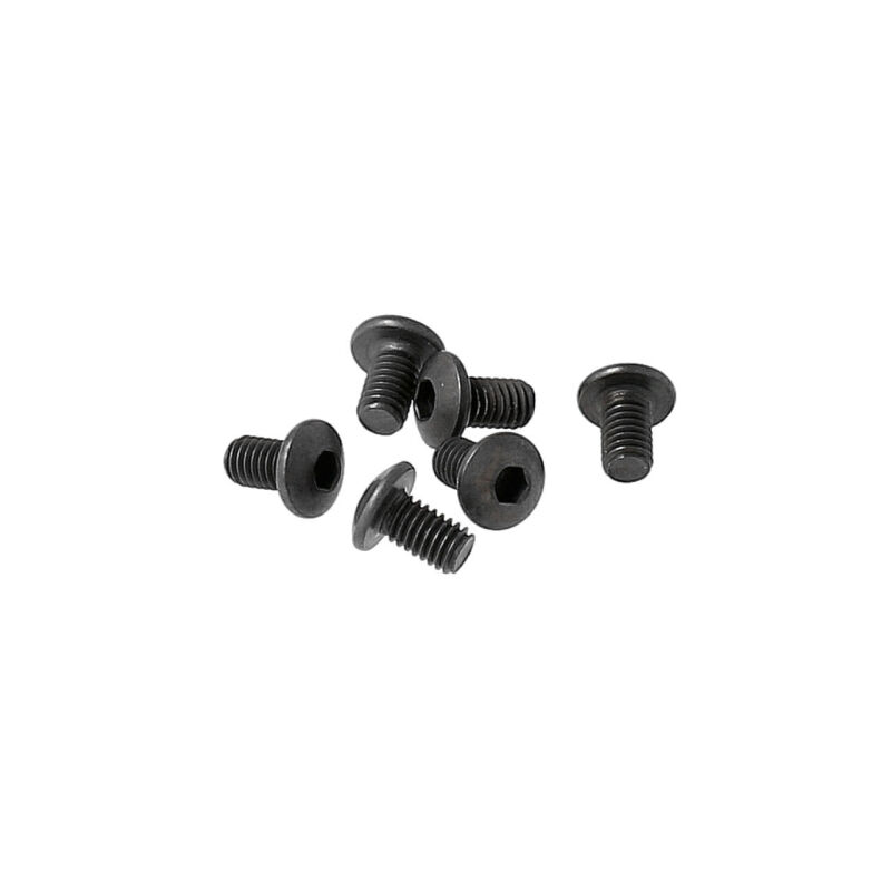 PR Racing Button Head Screws M3x5mm (6) / PR82400015