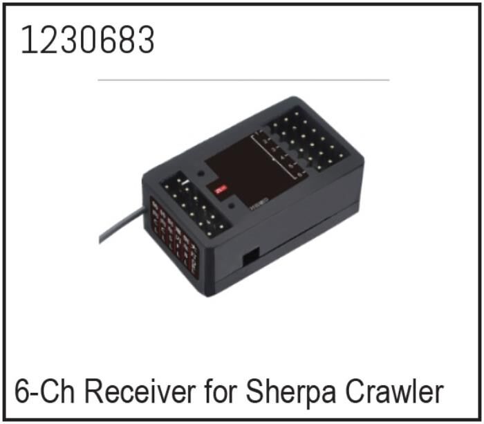 ABSIMA 6-Kanal Empfänger für Crawler Sherpa / Khampa / 1230683