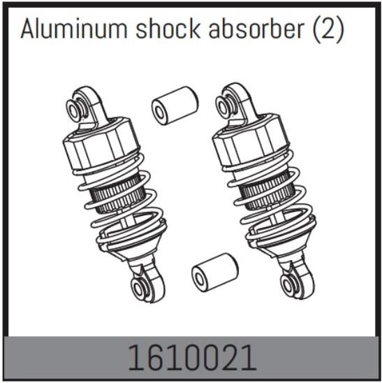 ABSIMA Ersatzteil Aluminum shock absorber (2 Pcs.) / 1610021