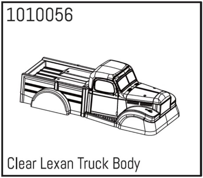 ABSIMA Clear Lexan Truck Body Micro Crawler 1:18 / 1010056