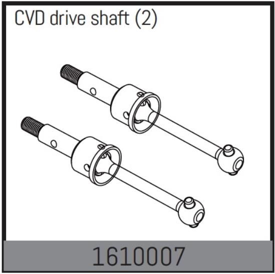 ABSIMA Ersatzteil CVD drive shaft (2 Pcs.) / 1610007