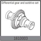 ABSIMA Ersatzteil Differential gear and outdrive set / 1610003