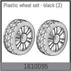 ABSIMA Ersatzteil Plastic wheel set - black (2 Pcs.) / 1610095