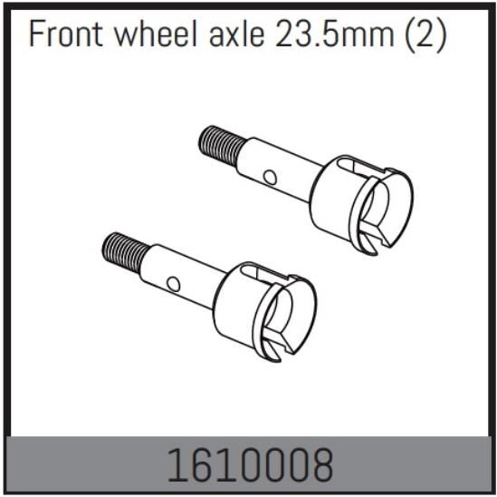 ABSIMA Ersatzteil Front wheel axle 23.5mm (2 Pcs.) / 1610008