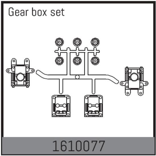 ABSIMA Ersatzteil Gear box set / 1610077