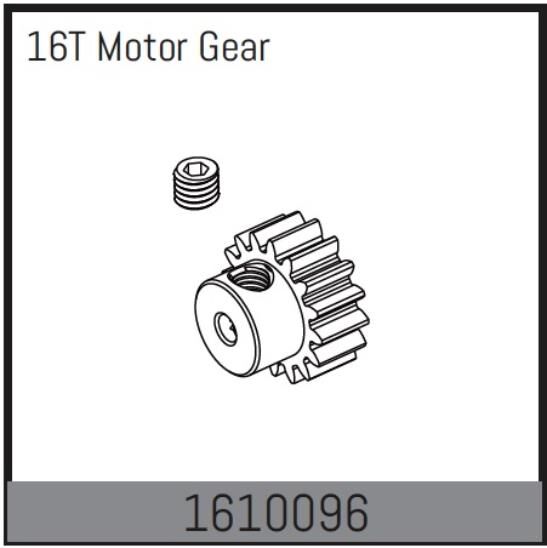 ABSIMA Ersatzteil Pinion 16T for 380 Motor / 1610096