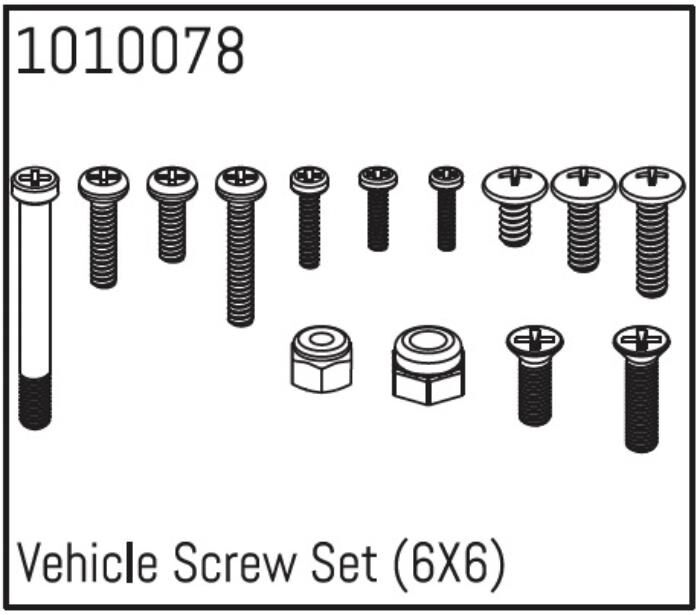 ABSIMA Vehicle Screw Set (6X6) Micro Crawler 1:18 / 1010078