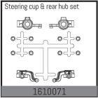 ABSIMA Ersatzteil Steering cup & rear hub set / 1610071